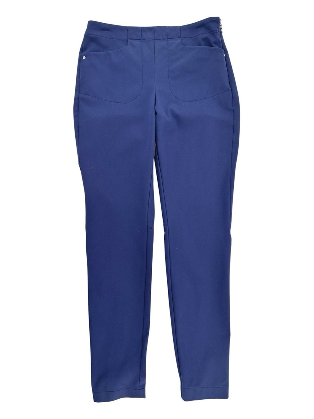 RLX Ralph Lauren Navy Golf Trousers Pants Side Zip Stretch Size 6